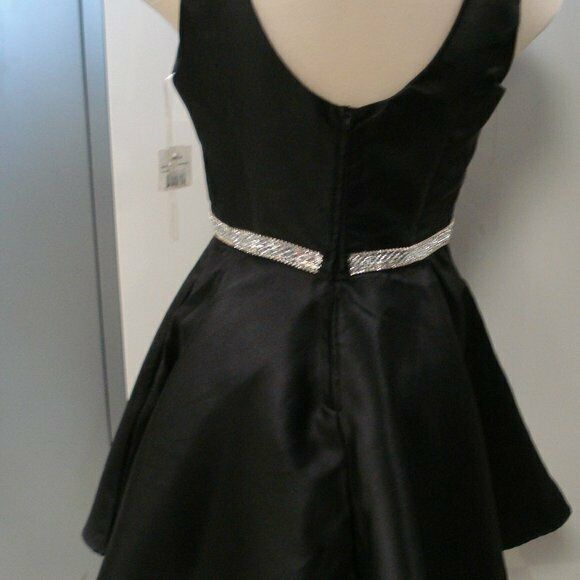 Crystal Doll Juniors' Embellished Sweetheart Dress. MSRP $120