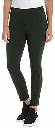 Briggs Womens Pull-on Side Pocket Pant. Olive.