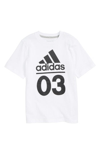 Adidas Logo-Print Cotton T-Shirt, Little Boys