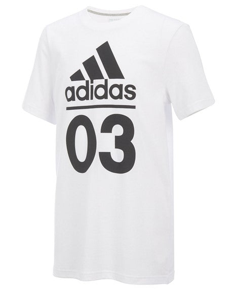 Adidas Logo-Print Cotton T-Shirt, Little Boys