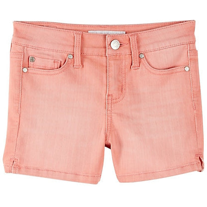 Celebrity Pink Big Girls Solid Denim Shorts. Peach Light