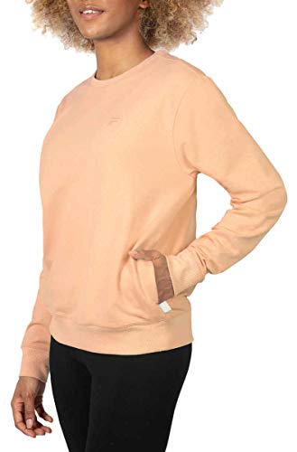 Fila Womens French Terry Long Sleeve Crewneck Sweatshirt.