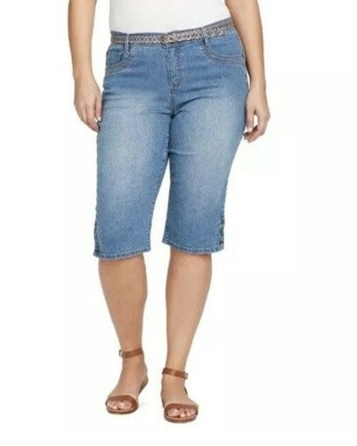 Gloria Vanderbilt Skimmer Denim Capris