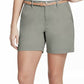 Gloria Vanderbilt Women's Belted Short (Sage Moss)