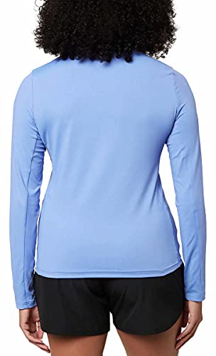 Hang Ten Womens Long Sleeve Rashguard Tee. Persian Jewel