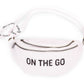 ON THE GO BANANA BAG TEDDY OFF WHITE