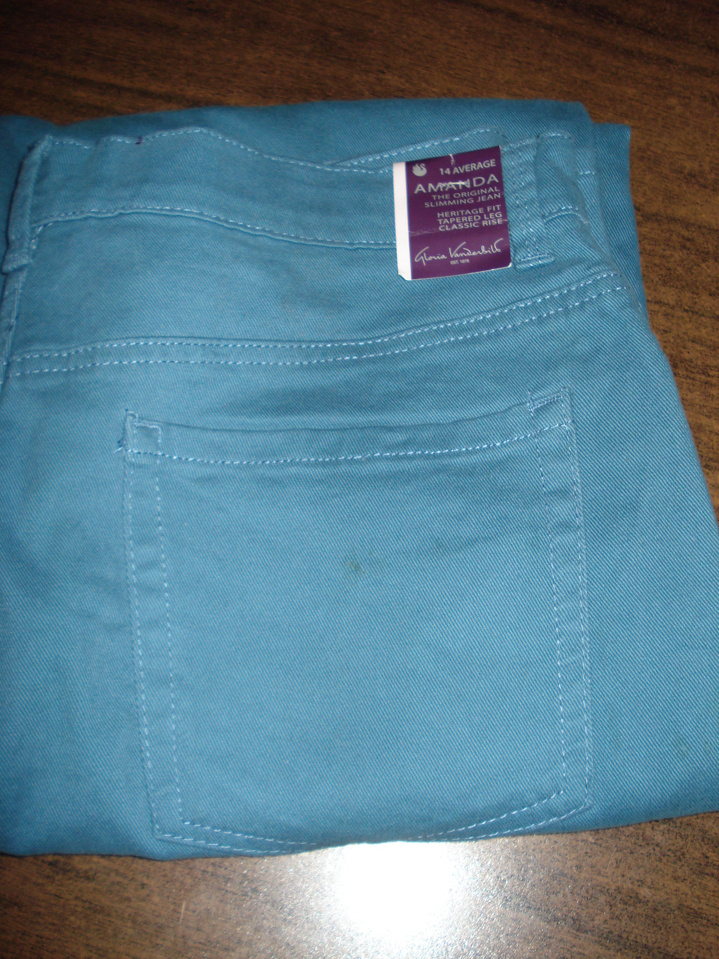 Gloria vanderbilt amanda deals original slimming jean