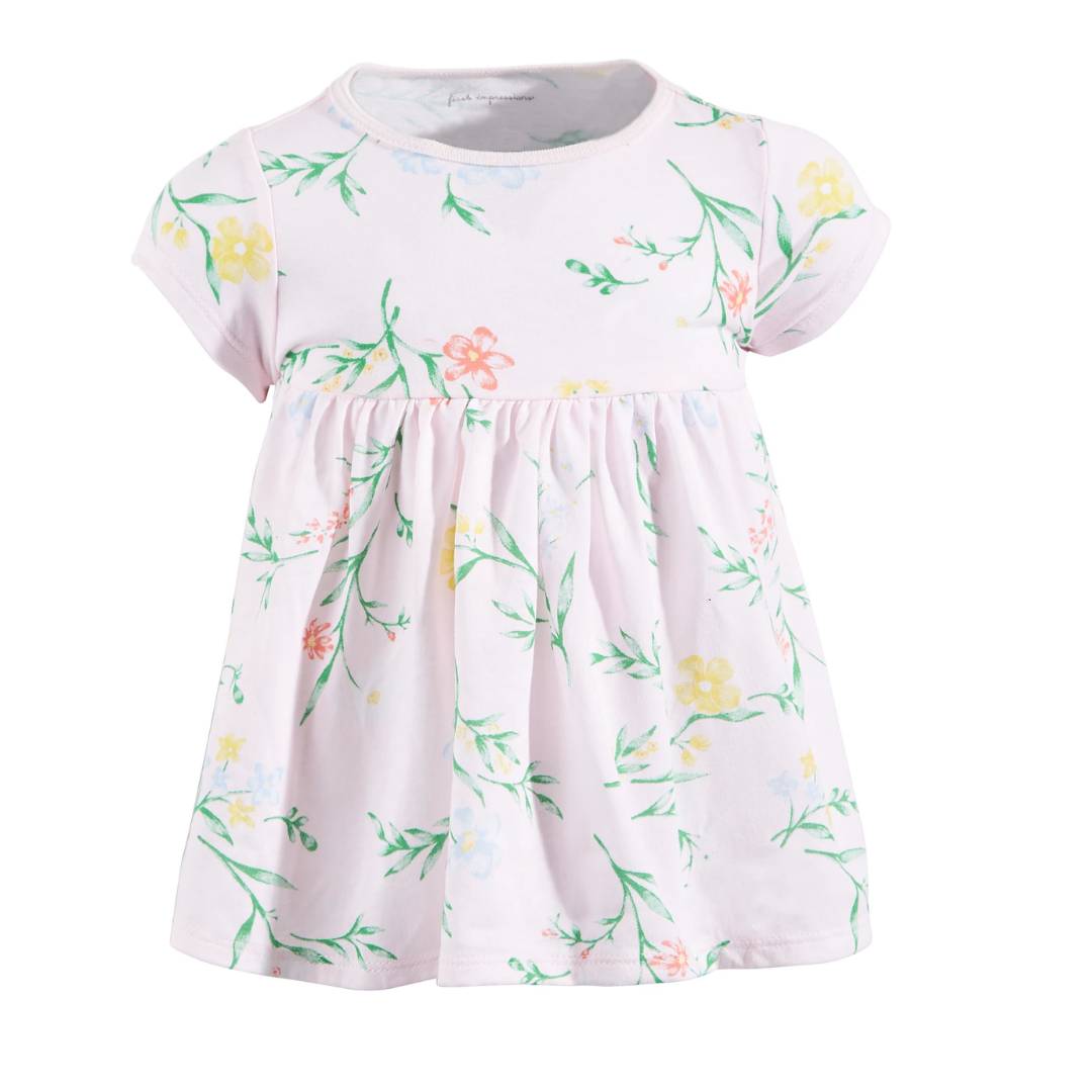 First Impressions Baby Girls Wildflower-Print Tunic Shirt