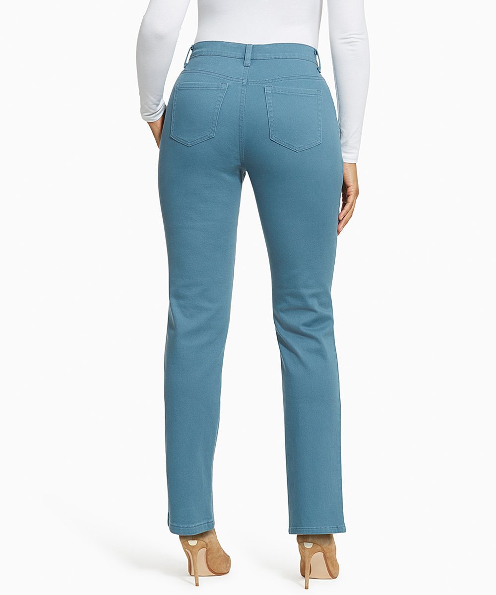 Gloria Vanderbilt Amanda Tapered Jeans, Average Length. Rain Cloud Siz –  Auntie M's Boutique